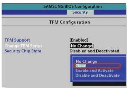 SAMSUNG NP400B4CEXP - 初始化 TPM 芯片 - 3