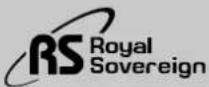 Royal Sovereign RDH170K - ATTENTION: - 2