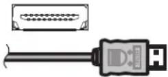 HP LC4776N - Identification de l'utilisation du câble - 1