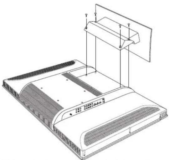 HP LC4776N - WARNING: Do not allow the stand to drop onto the TV panel. - 1