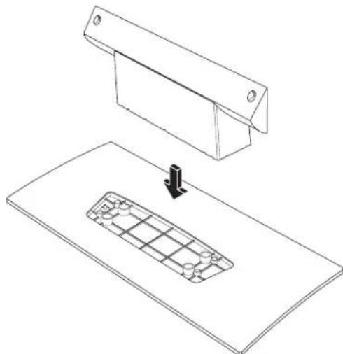 HP LC4776N - Attaching or removing the stand - 2