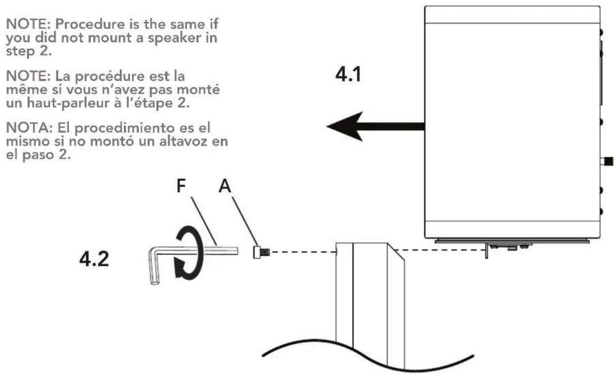 Kanto SP32PLW - Insérer les cables - 2