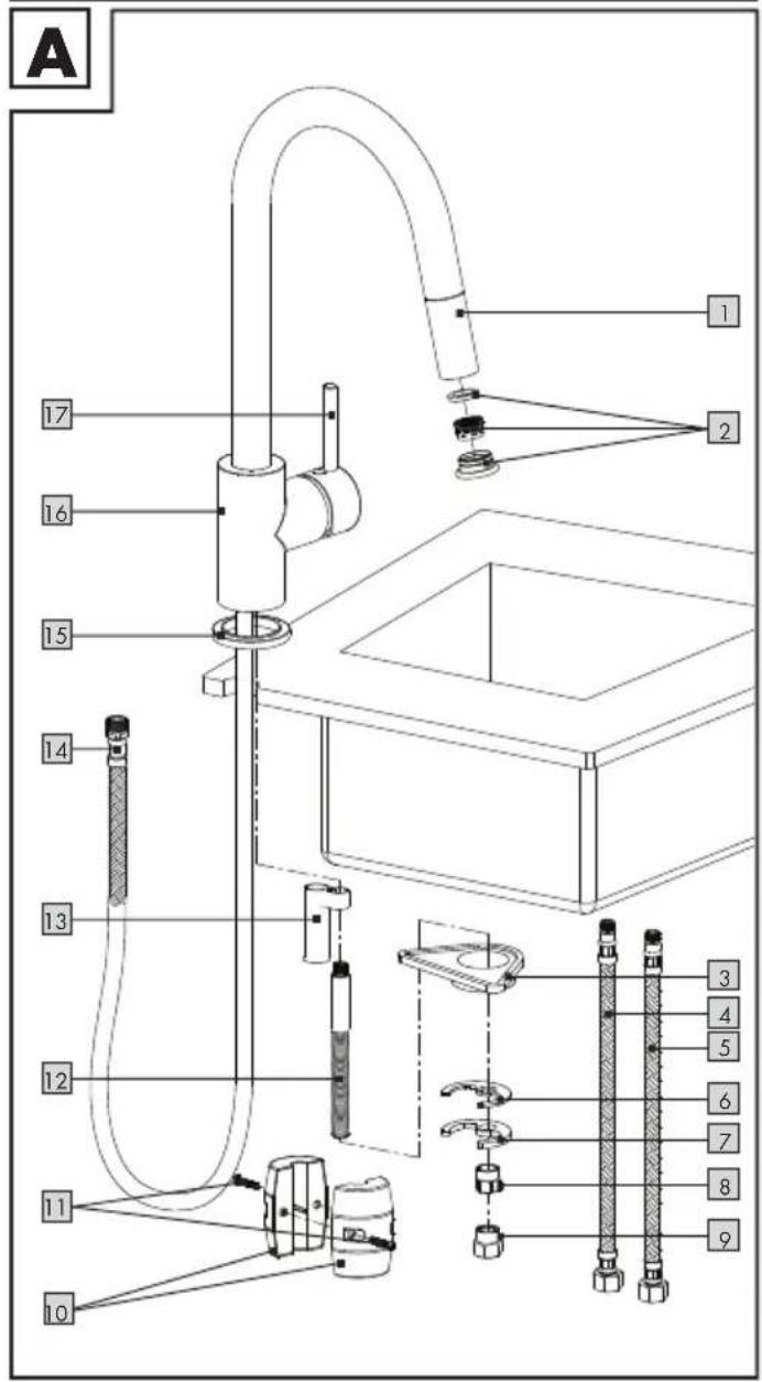 MIOMARE IAN 282471 - MITIGEUR D'ÉVIER PREMIUM - 2