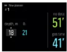 SUUNTO EON Steel Black - Planifier la première plongée d'une série - 1