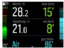 SUUNTO EON Steel Black - Temps de gaz - 1