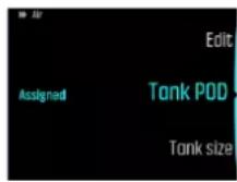 SUUNTO EON Steel Black - Pour désappairer et retirer votre Tank POD pour un gaz spécifique depuis le menu : - 2