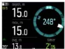 SUUNTO EON Steel Black - Mode profondimètre - 2