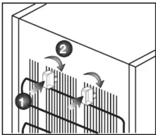 GRUNDIG GKNI15740N - Installere plastkilene - 1