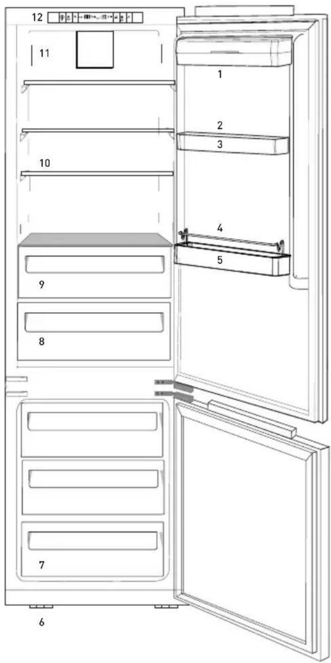 GRUNDIG GKNI15740N - Kyl/frys - 1