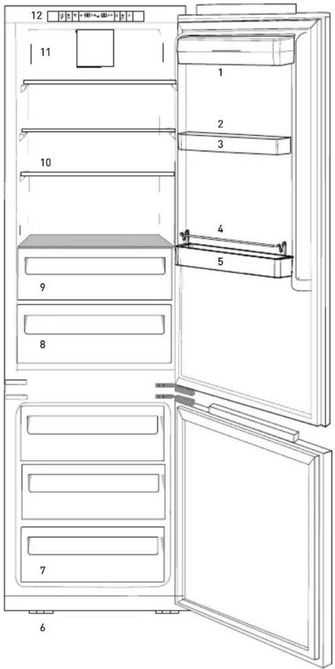 GRUNDIG GKNI15740N - Ihr Kühlschrank/Gefrierschrank - 1