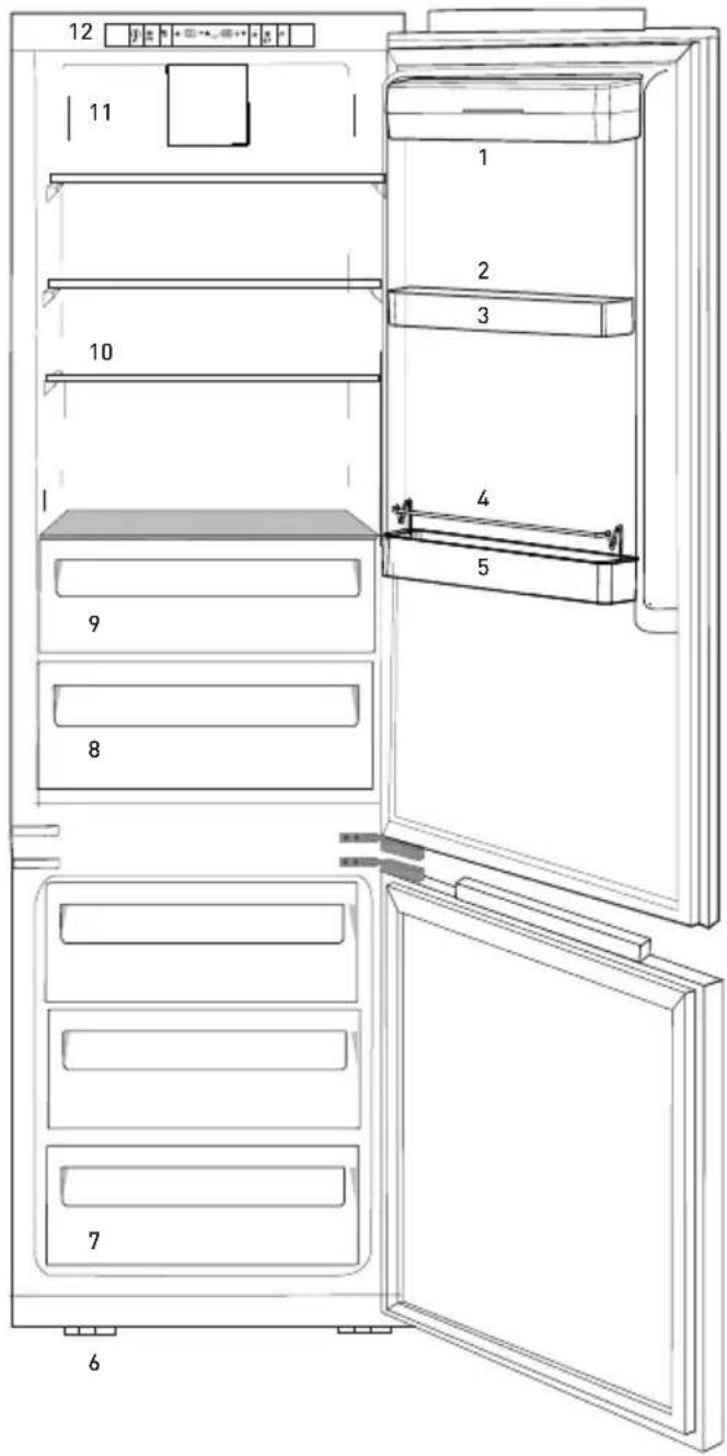 GRUNDIG GKNI15740N - Frigorifero - 1