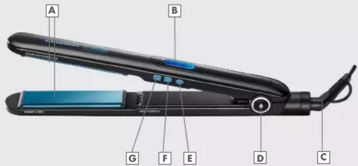 GRUNDIG HS 5330 - VOLUME SENSATION & STRAIGHT CURLS HAIR STYLER - 3