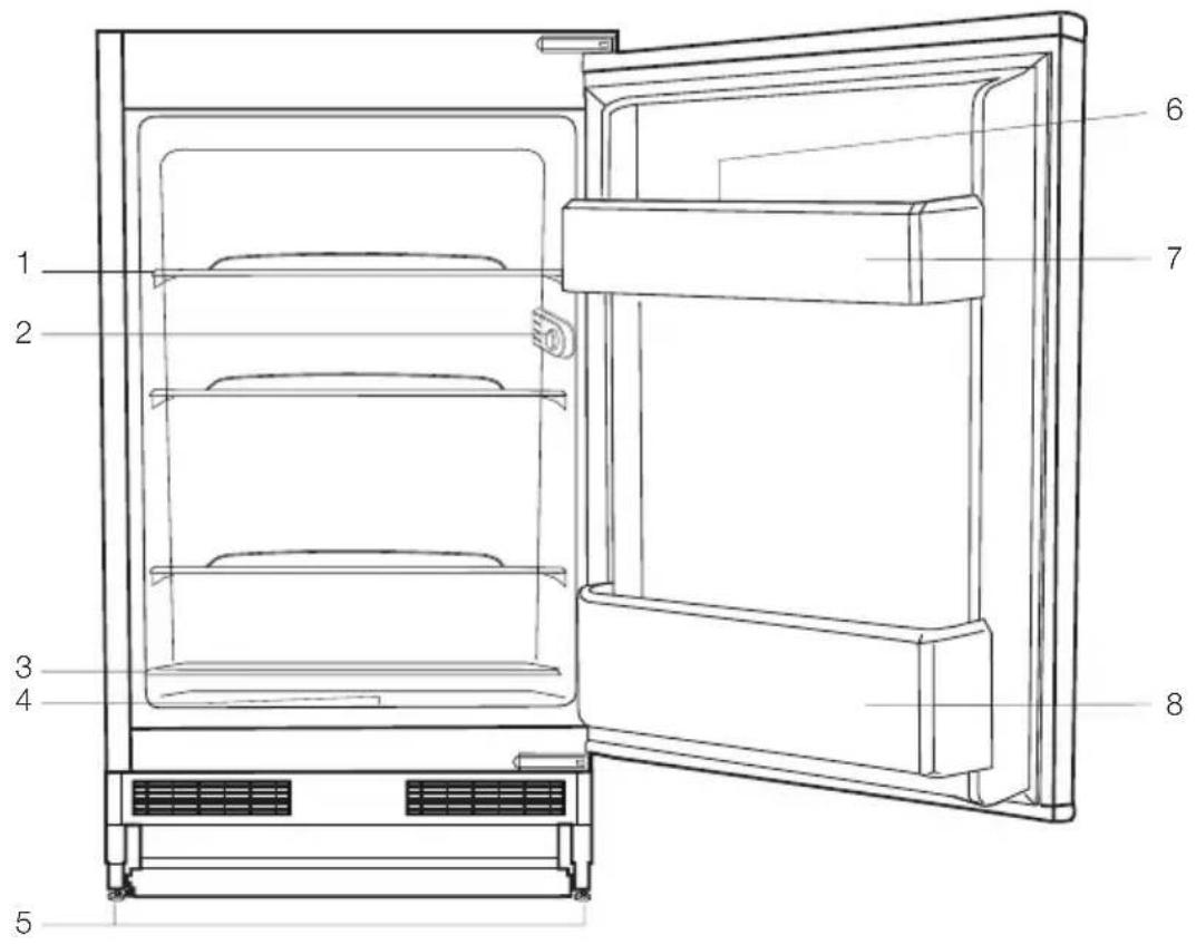 GRUNDIG GTMU10130N - Ihr Kühlschrank/Gefrierschrank - 1
