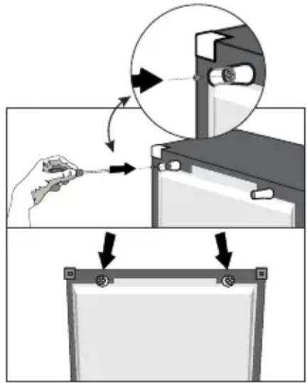 GRUNDIG GKN 26845 FN - Montering af plastkiler - 1