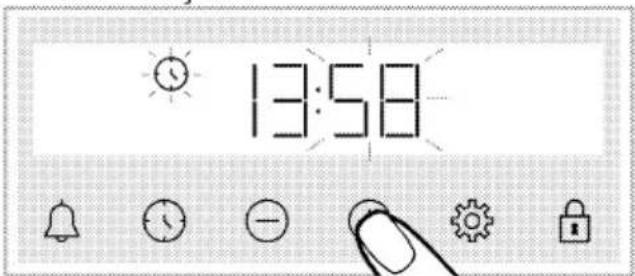GRUNDIG GEBM19300BC - Modification de l'heure du jour - 3