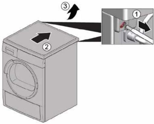 SIEMENS WM14US69EP - Sejmutí předního panelu - 4