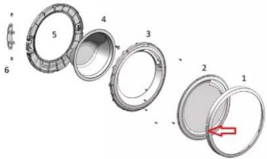 SIEMENS WM14US69EP - Odoberanie komponentov dverí - 1