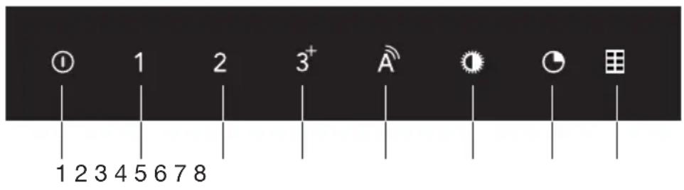 Pelgrim BSSA670MAT - Control panel - 2