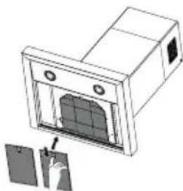 Pelgrim BSSA970RVS - Remplacement de filtre à odeur / poussière fine - 2
