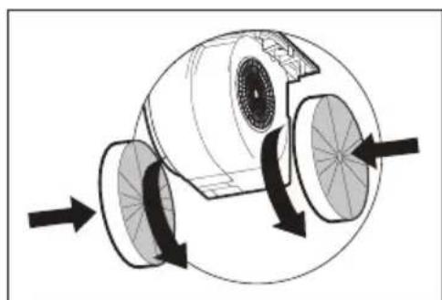 Pelgrim ISWA990RVS - Replacing the carbon filter - 2