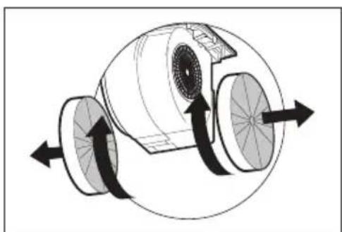 Pelgrim ISWA990RVS - Replacing the carbon filter - 1