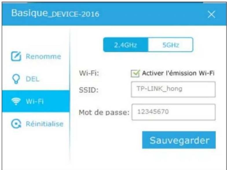 TP-LINK TLWPA7617 - Personnaliser les paramètres Wi-Fi - 2