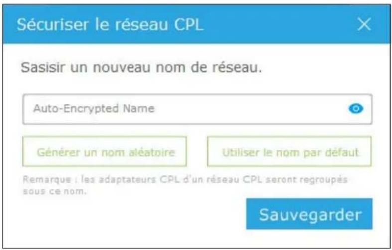 TP-LINK TLWPA7617 - Définir un nouveau nom de réseau CPL - 2