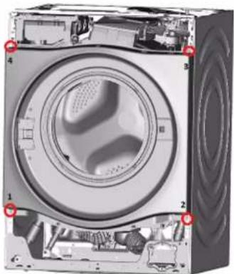 SIEMENS WN44G230NL - Demontarea garniturii uşii - 5