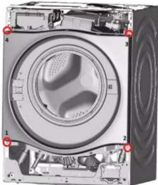 SIEMENS WN44G230NL - Remover a vedação da porta - 5