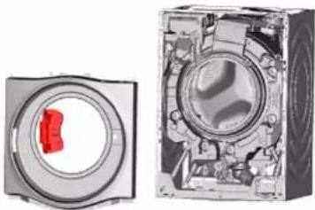 SIEMENS WN44G230NL - Αφαίρεση μεντεσέ πόρτας - 1