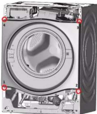 SIEMENS WN44G230NL - Αφαίρεση στεγανοποιητικού πόρτας - 5