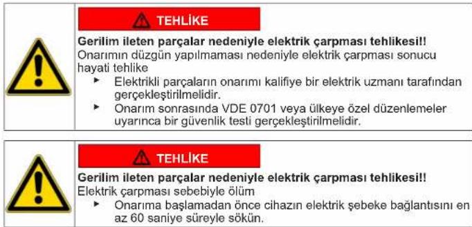 Profilo BD2176IFAN - Kapinin ust mentesesinin degistirilmesi (gostergeli kapi) - 11
