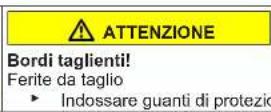 Profilo BD2176WFAN - Sostituzione della cerniera centrale della porta - 4