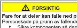 Profilo BD2156LFXN - Utskiftning av midtre dørhengsel - 8