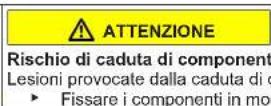 Profilo BD2156LFXN - Sostituzione della cerniera superiore della porta (porta con display) - 8
