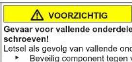 Profilo BD2156LFXN - Bovenste deurscharnier vervangen (deur met display) - 8