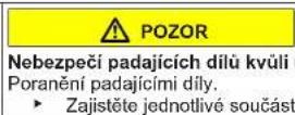 Profilo BD2156WFXN - Výměna horního závěsu dvířek - 8