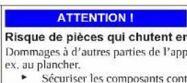 Profilo BD2156WFXN - Remplacer la charnière supérieure de la porte - 9