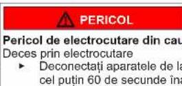 Profilo BD2156WFXN - Înlocuirea balamalei de sus a uşii (uşă cu afişaj) - 13