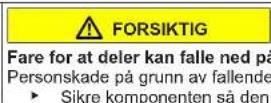 Profilo BD2156WFXN - Utskiftning av midtre dørhengsel - 8
