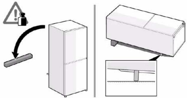 Profilo BD2155WFNN - Retirer la charnière supérieure de la porte - 1