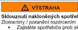 Profilo BD2076LFXN - Vymena horniho zavesu dvifek Spezialni nastroje: - 6