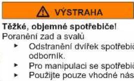 Profilo BD2076LFXN - Vymena horniho zavesu dvifek Spezialni nastroje: - 2
