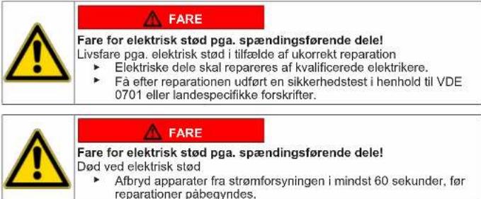 Profilo BD2086WFXN - Udskiftning af det overste dorhaengsel (dor med display) - 6