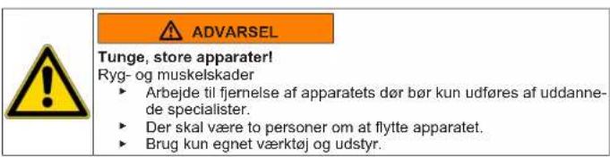 Profilo BD2086WFXN - Udskiftning af det overste dorhaengsel (dor med display) - 1