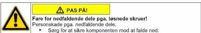 Profilo BD2086WFXN - Udskiftning af det overste dorhaengsel (dor med display) - 4