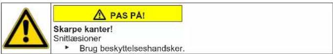 Profilo BD2086WFXN - Udskiftning af det overste dorhaengsel (dor med display) - 2