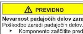 Profilo BD2086WFXN - Zamenjava zgornjega tečaja vrat - 8