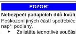 Profilo BD2086IFXN - Vymena horniho zavesu dvifek Spezialni nastroje: - 10