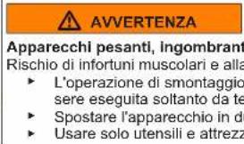 Profilo BD2086IFXN - Sostituzione della cerniera inferiore della porta - 2